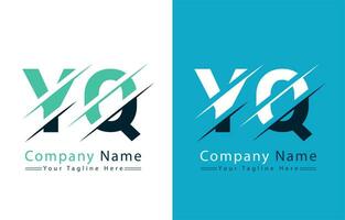 yq letra logo diseño concepto. vector logo ilustración