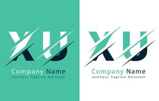 XU Letter Logo Vector Design Template Elements