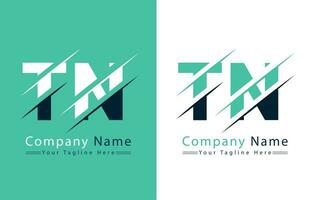 TN Letter Logo Vector Design Concept Elements