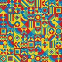 Pattern with colorfull concept vector