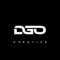 DGO Letter Initial Logo Design Template Vector Illustration