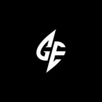 CE monogram logo esport or gaming initial concept vector