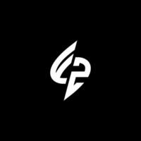 FZ monogram logo esport or gaming initial concept vector