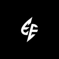 EE monogram logo esport or gaming initial concept vector
