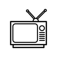 televisión icono diseño vector