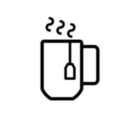 tea cup icon design vector