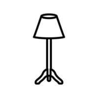 stand lamp icon design vector