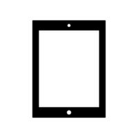 tablet icon design vector template