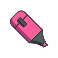 highlighter icon design vector  template