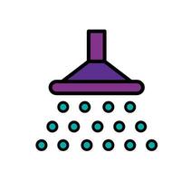 shower icon design vector template