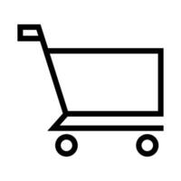 shopping cart icon design vector template