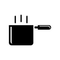 sauce pan icon vector template