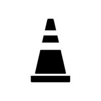 safety cone icon design vector