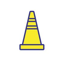 safety cone icon design vector