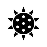corona virus icon flat design vector template