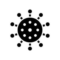 corona virus icon flat design vector template