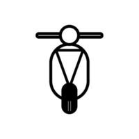 vector de diseño de icono de scooter