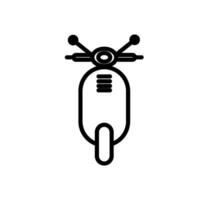 vector de diseño de icono de scooter