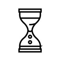 liquid timer fidget toy line icon vector illustration