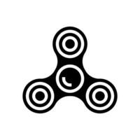 fidget spinner fidget toy glyph icon vector illustration