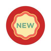 new badge icon design vector