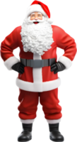 AI generated Santa Claus in an astronaut suit. AI-Generated. png