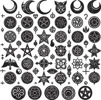 Pagan Symbols and Runes vector