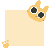 carino kawaii appiccicoso Nota gatto. settimanalmente Piano per fare elenco dai un'occhiata elenco. promemoria pastiglie Stazionario bloc notes per compito pianificazione e studia png