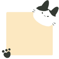 carino kawaii appiccicoso Nota gatto. settimanalmente Piano per fare elenco dai un'occhiata elenco. promemoria pastiglie Stazionario bloc notes per compito pianificazione e studia png