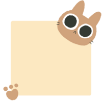 carino kawaii appiccicoso Nota gatto. settimanalmente Piano per fare elenco dai un'occhiata elenco. promemoria pastiglie Stazionario bloc notes per compito pianificazione e studia png