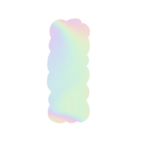 letter Holographic y2k Alphabet Cloud Bubble Cute Typography pastel colorful Trendy Retro childish for birthday nursery baby shower png