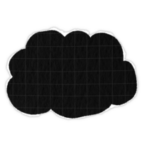 grid black paper lines Graph cloud shape ripped message torn paper edge sheet strip page header decoration collage for message note page or banner cardboard blank memo png