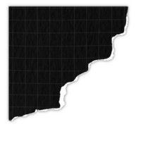 rede Preto papel linhas gráfico rasgado mensagem rasgado papel Beira Folha faixa página canto cabeçalho decoração colagem para mensagem Nota página ou bandeira cartão em branco memorando quadro, Armação png