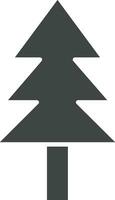 Evergreen Tree icon vector image. Suitable for mobile apps, web apps and print media.