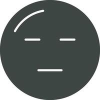 Expressionless Face icon vector image. Suitable for mobile apps, web apps and print media.