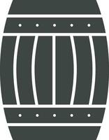 Barrel icon vector image. Suitable for mobile apps, web apps and print media.
