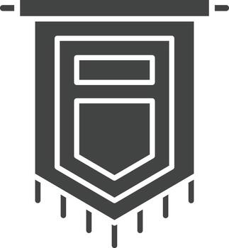 Banner icon vector image. Suitable for mobile apps, web apps and print media.