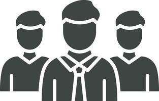Executive Team icon vector image. Suitable for mobile apps, web apps and print media.