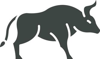 Buffalo icon vector image. Suitable for mobile apps, web apps and print media.