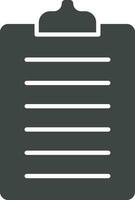 Clipboard icon vector image. Suitable for mobile apps, web apps and print media.
