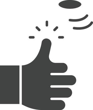 Coin Toss icon vector image. Suitable for mobile apps, web apps and print media.