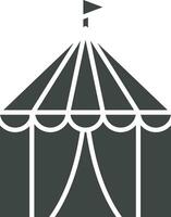 Circus Tent icon vector image. Suitable for mobile apps, web apps and print media.