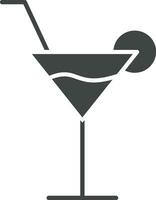 Cocktail icon vector image. Suitable for mobile apps, web apps and print media.