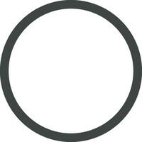 Circle icon vector image. Suitable for mobile apps, web apps and print media.