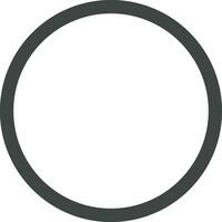 Circle icon vector image. Suitable for mobile apps, web apps and print media.