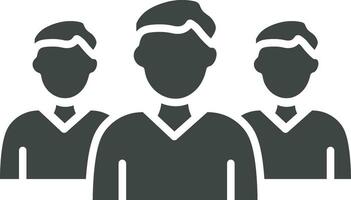 Employees icon vector image. Suitable for mobile apps, web apps and print media.