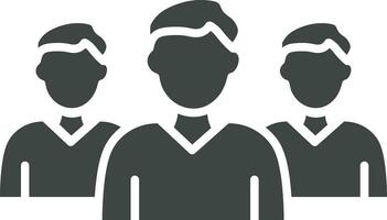 Employees icon vector image. Suitable for mobile apps, web apps and print media.