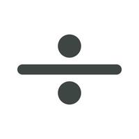 Divide icon vector image. Suitable for mobile apps, web apps and print media.