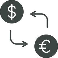 Currency Exchange icon vector image. Suitable for mobile apps, web apps and print media.