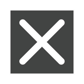 Cross Mark Button icon vector image. Suitable for mobile apps, web apps and print media.